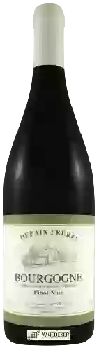 Wijnmakerij Defaix Frères - Bourgogne Pinot Noir