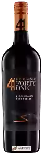 Wijnmakerij Highlands 41 - Black Granite Red Blend (Darkness)