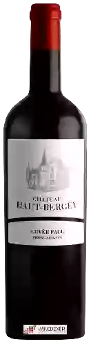 Château Haut-Bergey - Cuvée Paul Pessac-Léognan