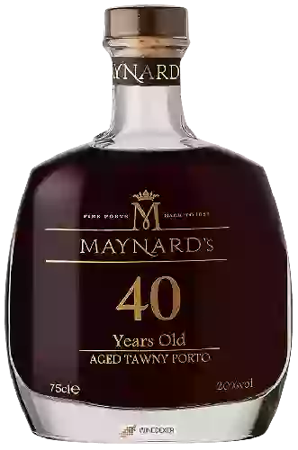 Wijnmakerij Maynard's - 40 Years Old Aged Tawny Port