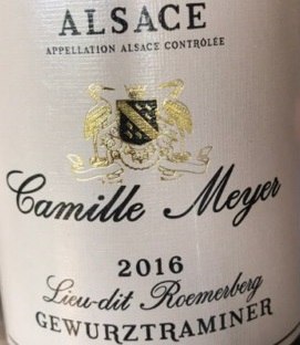 Wijnmakerij Camille Meyer - Lieu-Dit Roemerberg Gewürztraminer